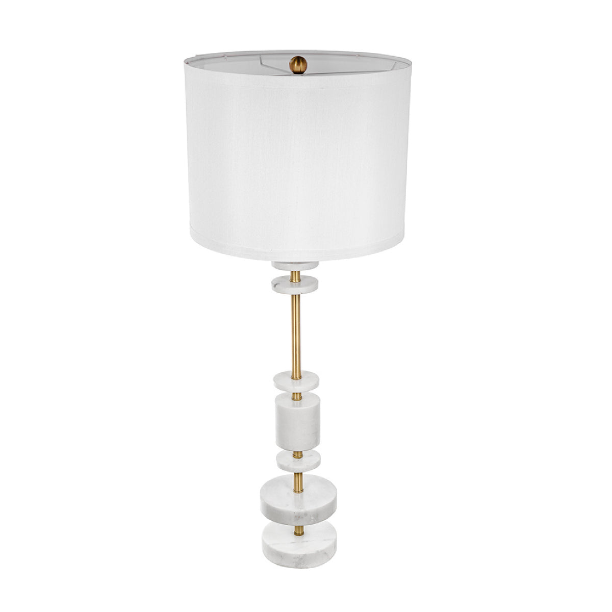 Modern European furniture - White Marble Table Lamp - www.oroa.com