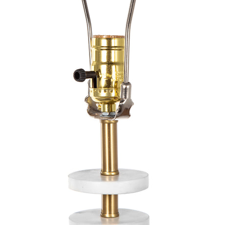 Modern European furniture - White Marble Table Lamp - www.oroa.com