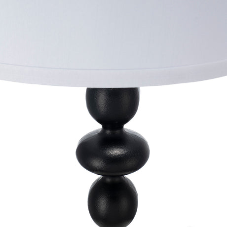 Black Tiered Body Table Lamp | OROA