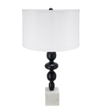 Black Tiered Body Table Lamp | OROA