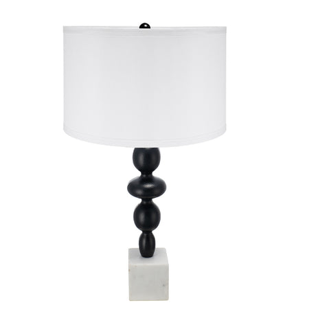 Black Tiered Body Table Lamp | OROA