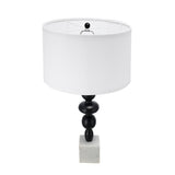 Black Tiered Body Table Lamp | OROA