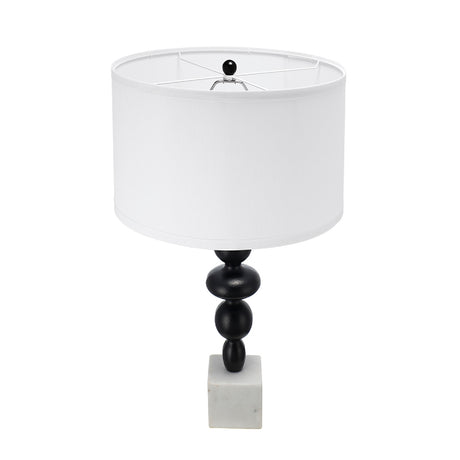 Black Tiered Body Table Lamp | OROA