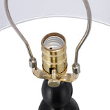 Black Tiered Body Table Lamp | OROA