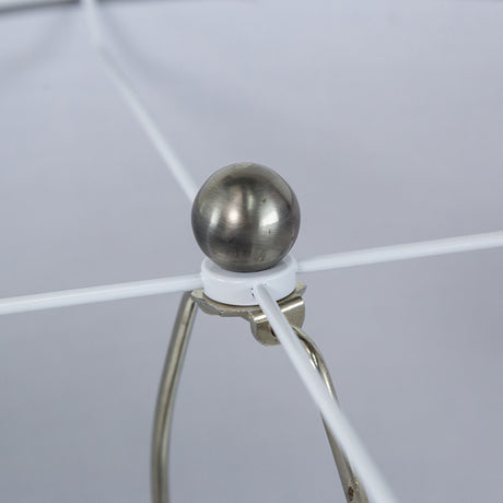 Gray and Silver Brushed Table Lamp | OROA