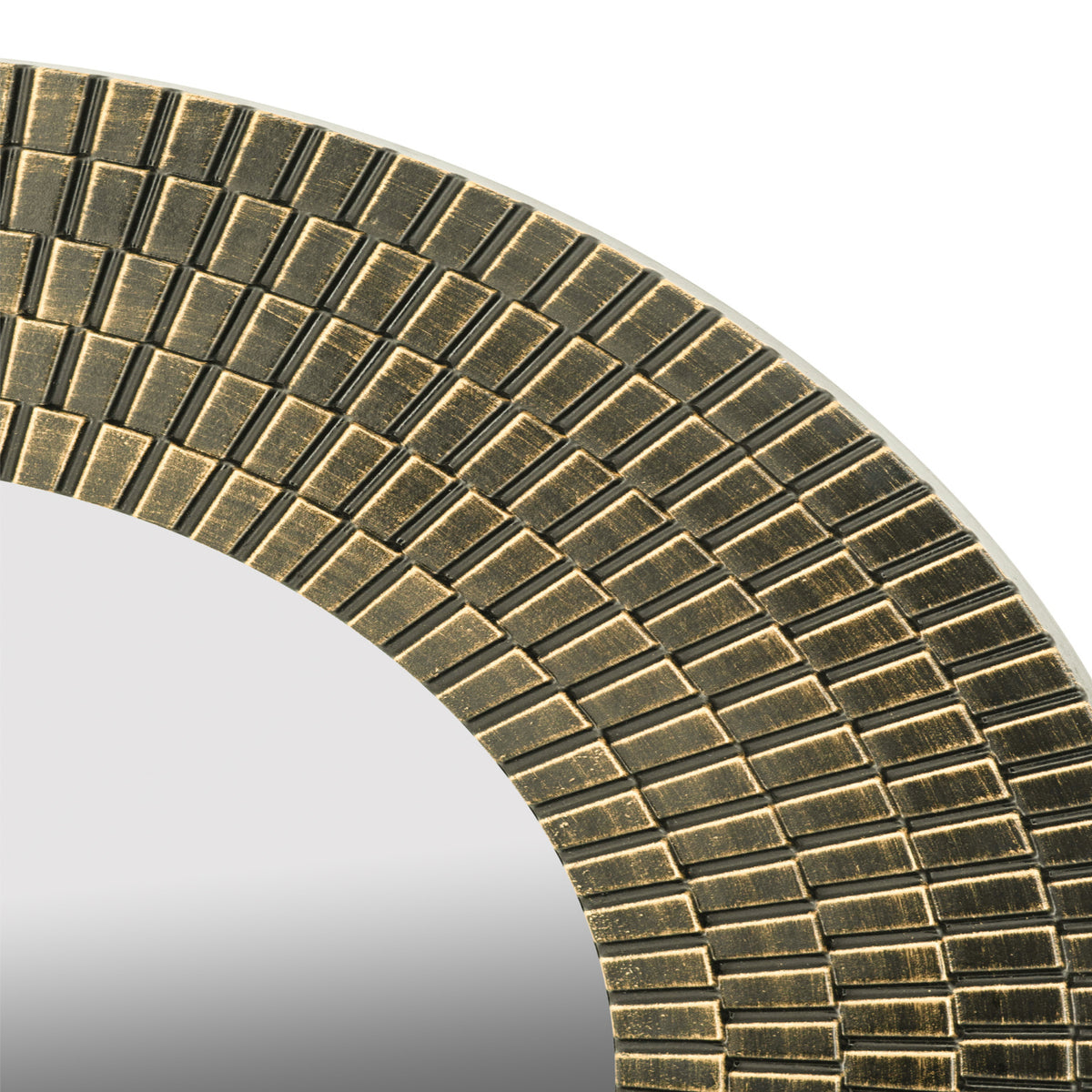 Round Gold And Black Mirror | OROA