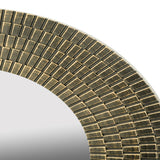 Round Gold And Black Mirror | OROA