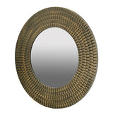 Round Gold And Black Mirror | OROA