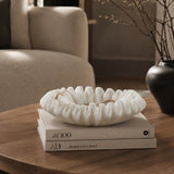 White Textured Decorative Bowl | OROA