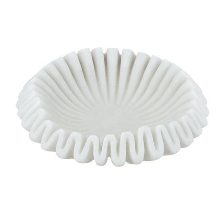White Textured Decorative Bowl | OROA