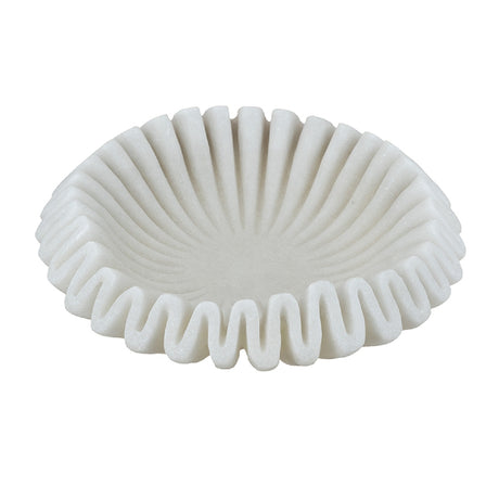 White Textured Decorative Bowl | OROA