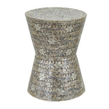 Tapered Garden Capiz Stool | OROA