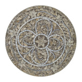 Tapered Garden Capiz Stool | OROA