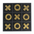 Modern European furniture - Black Wooden Tic-Tac-Toe Game Set - www.oroa.com