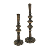 Black Iron Candle Holders (2) | OROA