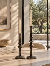 Black Iron Candle Holders (2) | OROA