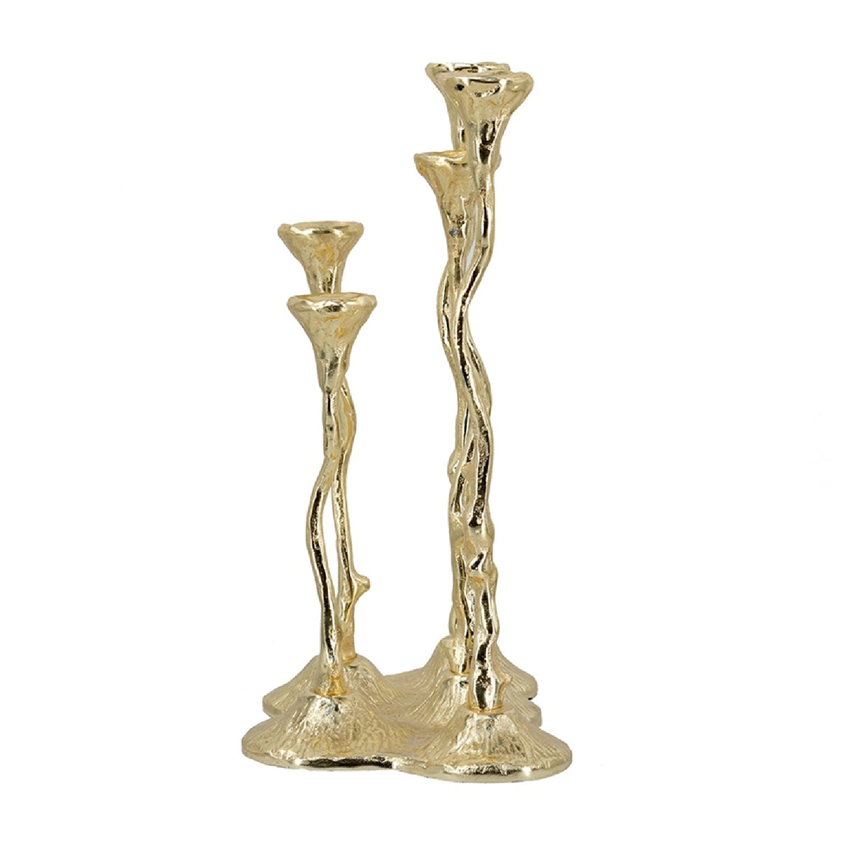 5-Light Cast Aluminum Taper Candle Holder | OROA