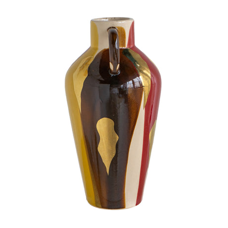Multicolored Ceramic Amphora Vase | OROA