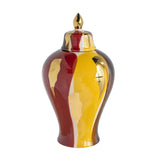 14" Multicolor Ceramic Ginger Jar | OROA