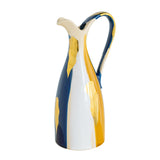 Multicolored Ceramic Pitcher Vase | OROA