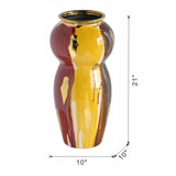 Abstract Multicolor Ceramic Vase | OROA