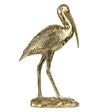Modern European furniture - Standing Gold Crane Figurine - www.oroa.com