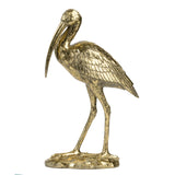 Modern European furniture - Standing Gold Crane Figurine - www.oroa.com