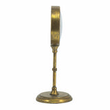 Vintage Inspired Gold Iron Table Clock | OROA