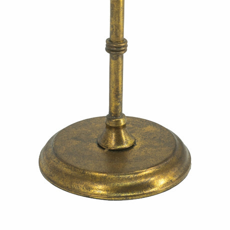 Vintage Inspired Gold Iron Table Clock | OROA