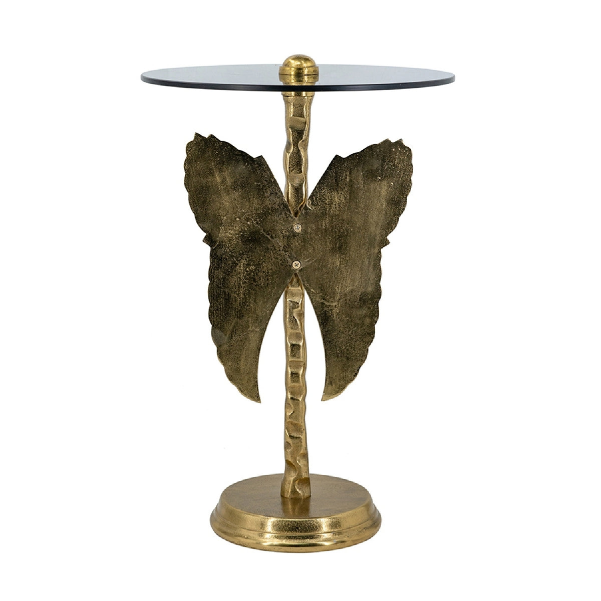 Gold Angel Wing Design Side Table | OROA