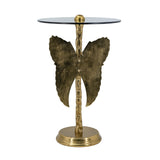 Gold Angel Wing Design Side Table | OROA