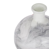 Svirla Round Vase-Black-and-White Swirl | OROA