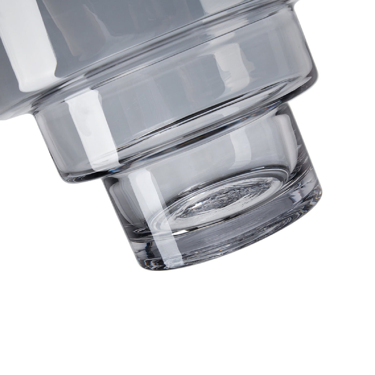 Blue and Clear Accent Vase | OROA