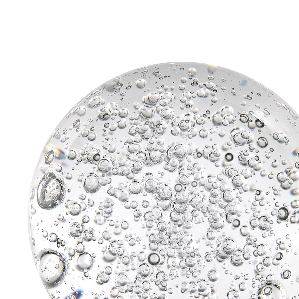 Clear Glass Spheres with Bubbles (2) | OROA