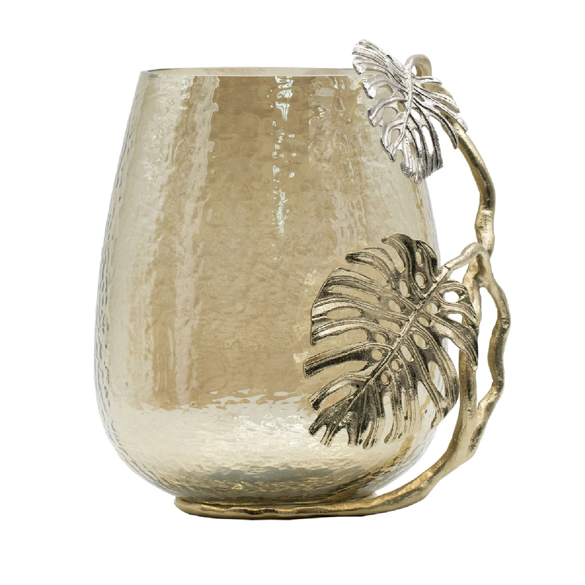 Modern European furniture - Palm Style Glass Candle Holder - www.oroa.com