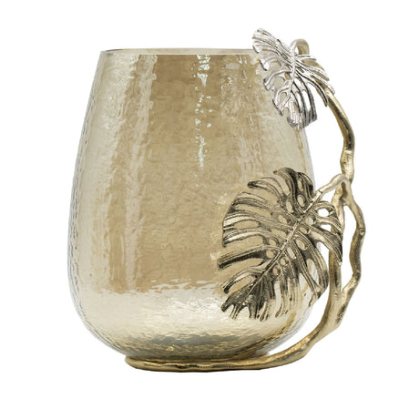 Modern European furniture - Palm Style Glass Candle Holder - www.oroa.com