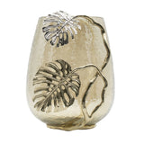 Modern European furniture - Palm Style Glass Candle Holder - www.oroa.com