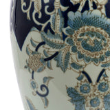 Modern European furniture - Porcelain Accent Jar with Gold Accents - www.oroa.com