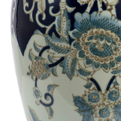 Modern European furniture - Porcelain Accent Jar with Gold Accents - www.oroa.com