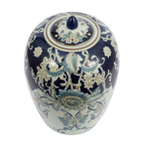 Modern European furniture - Porcelain Accent Jar with Gold Accents - www.oroa.com