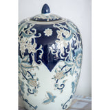 Modern European furniture - Porcelain Accent Jar with Gold Accents - www.oroa.com