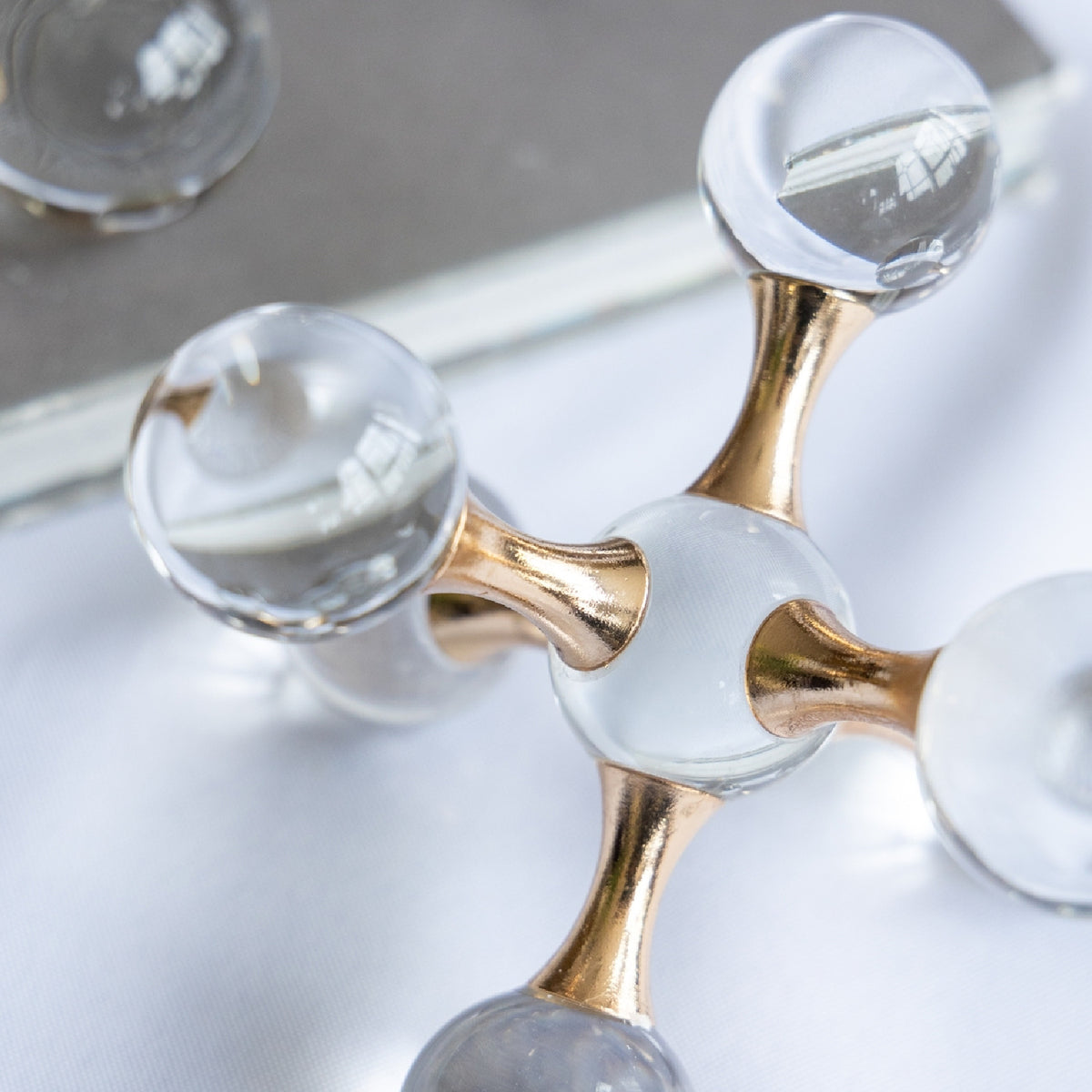 Modern European furniture - Glass Molecular Ball Sculpture L - www.oroa.com