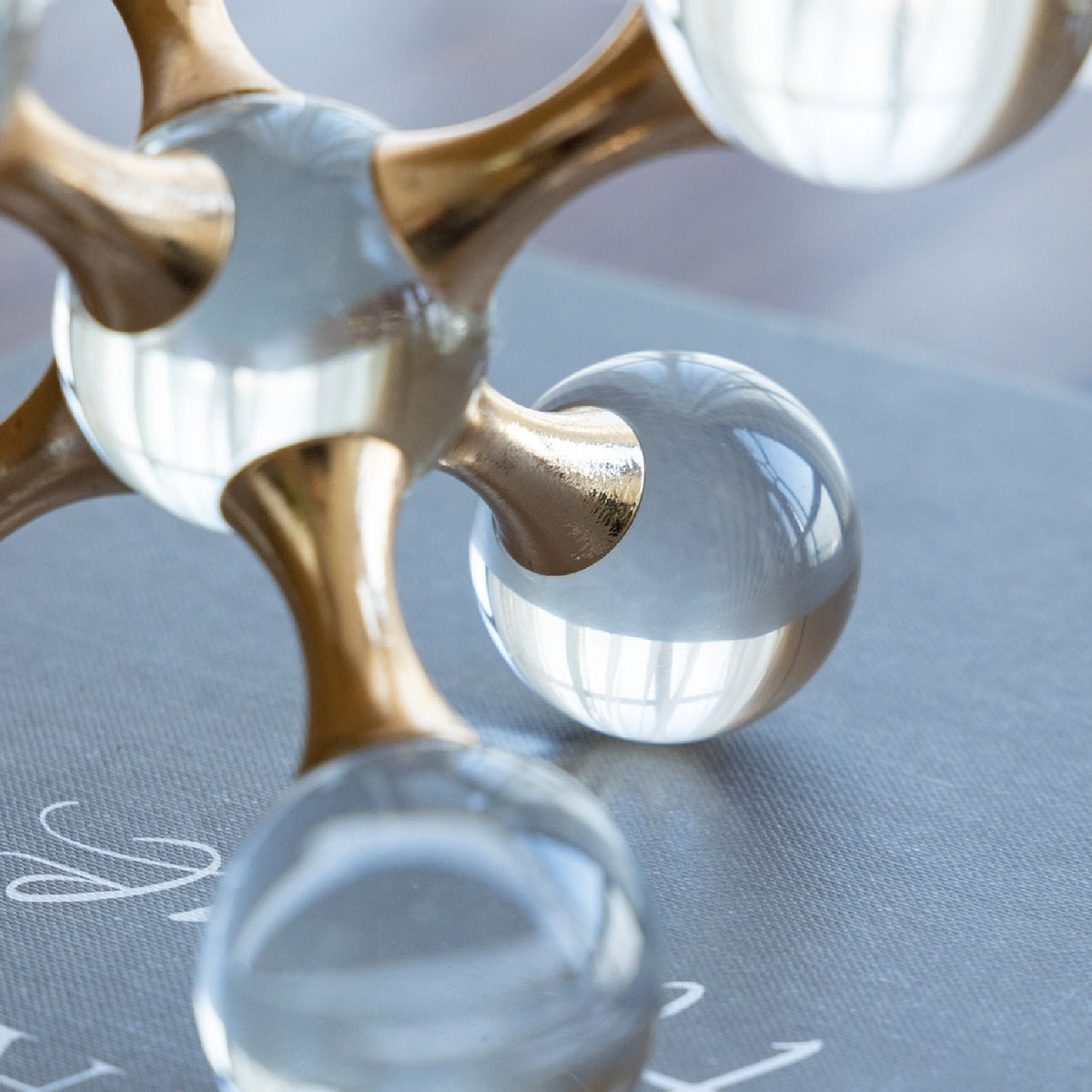 Modern European furniture - Glass Molecular Ball Sculpture L - www.oroa.com