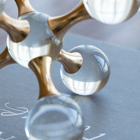 Modern European furniture - Glass Molecular Ball Sculpture L - www.oroa.com