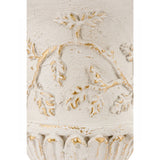 Distressed White Finish Planter | OROA