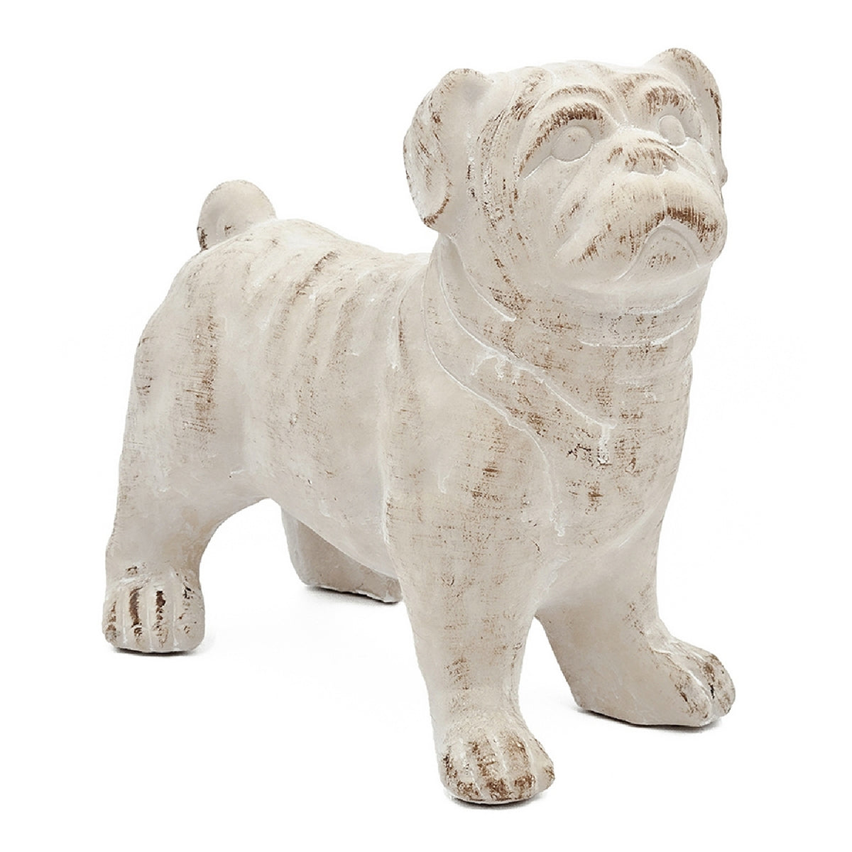 Beige Standing Bulldog Figurine | OROA
