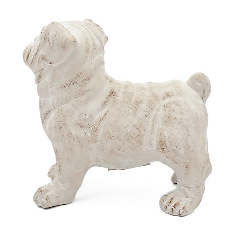 Beige Standing Bulldog Figurine | OROA