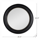 Black Round Mirror | OROA