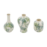 Floral Ceramic Vase (Set of 3) | OROA