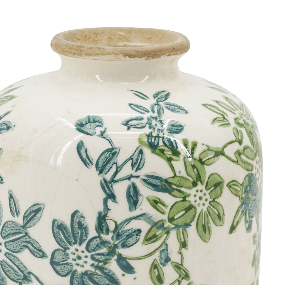 Floral Ceramic Vase (Set of 3) | OROA